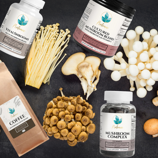 The Power of Adaptogens: Unveiling Nutonic's Mushroom Products.