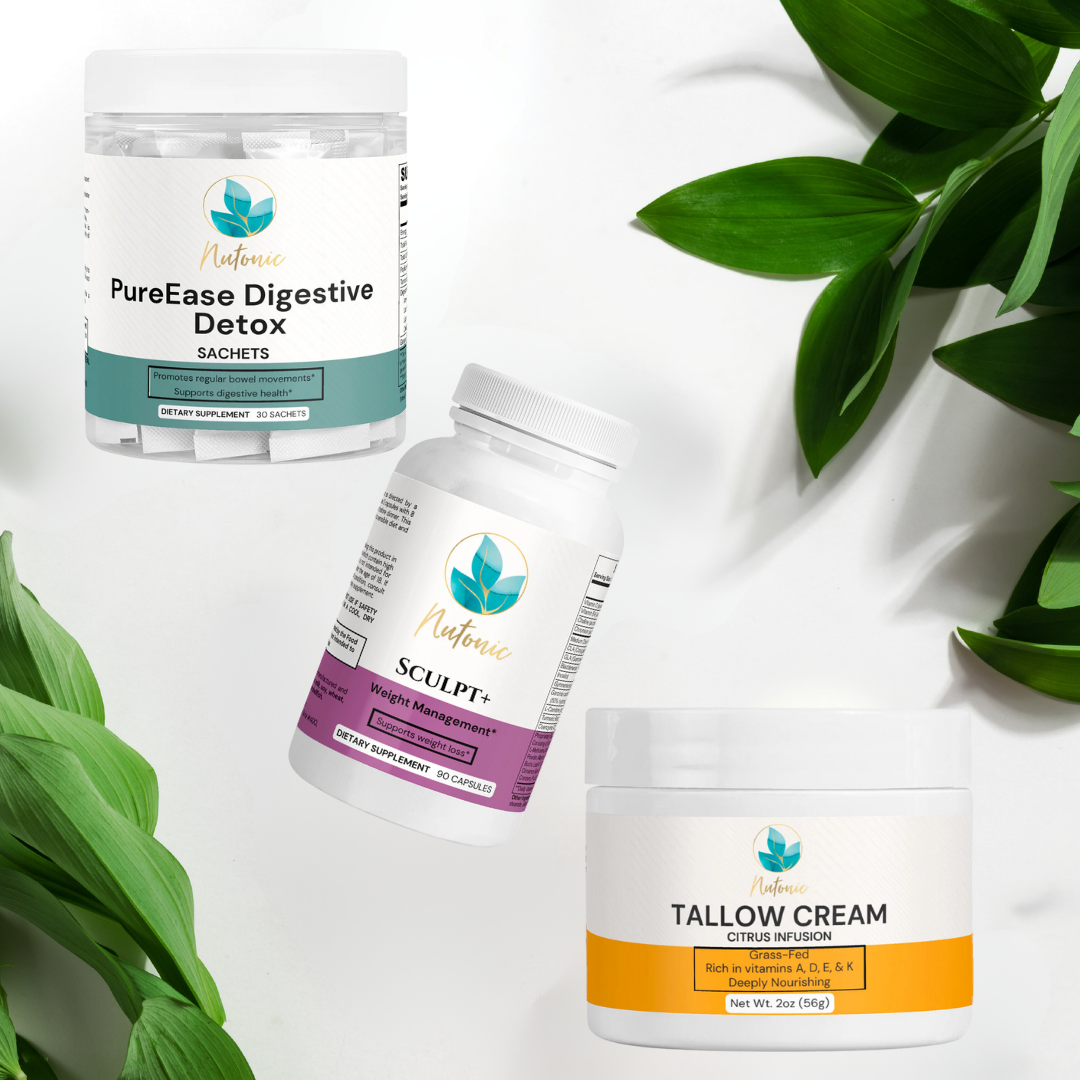 Introducing Our New Products Nutonic Sculpt+, Tallow Cream Citrus Infusion, and PureEase Digestive Detox Sachets